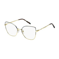 Marc Jacobs Eyeglasses Cat Eye Full Rim, Gradient Matte Blue Gold Frame and Clear Demo Lenses Lens MARC7040NUC00