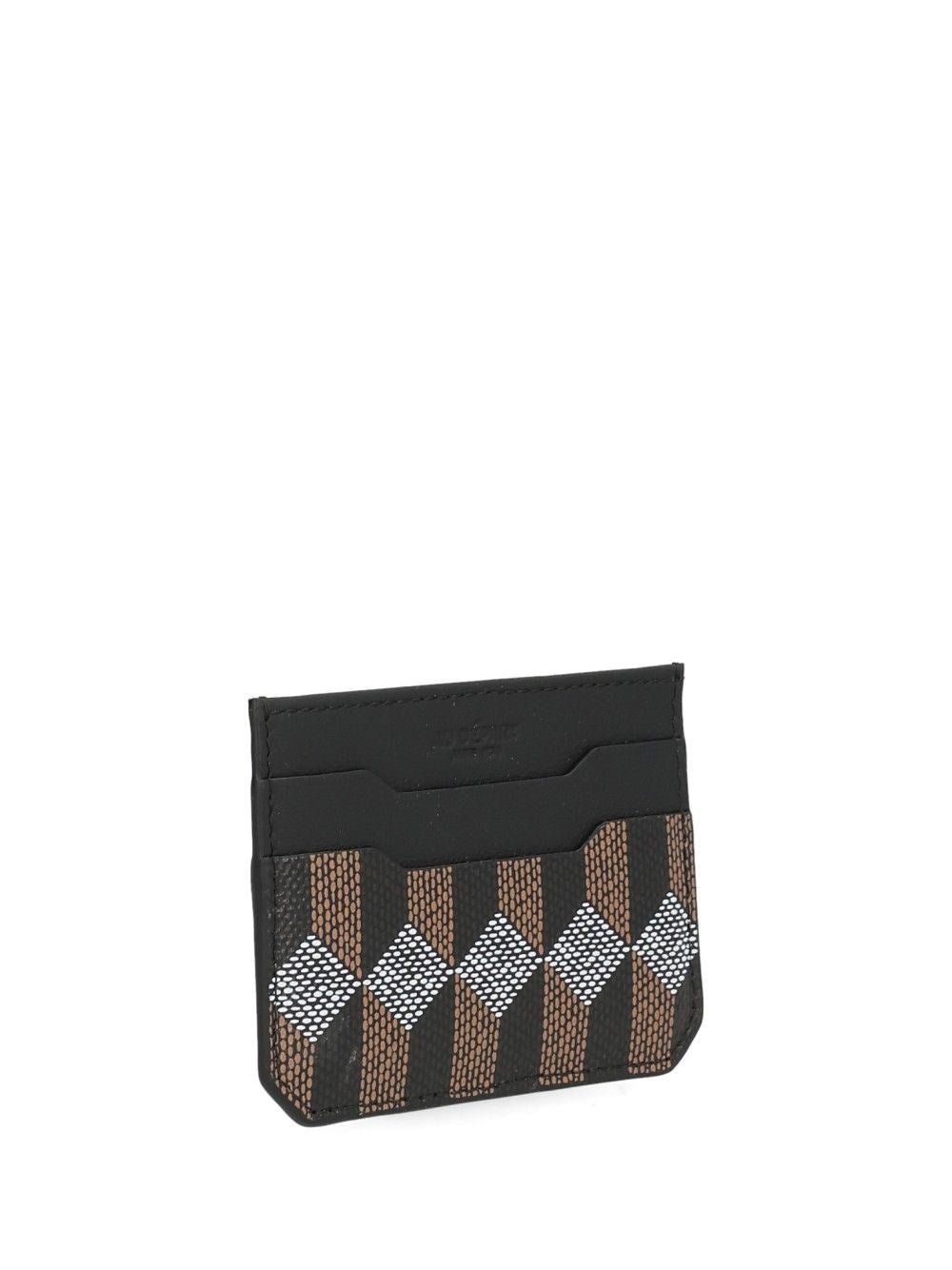 Au Depart Women Printed Leather Card Holder