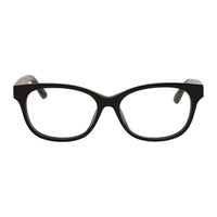 Jimmy Choo Eyeglasses Rectangle Full Rim, Black Frame and Clear Demo Lenses Lens JC198/F080700