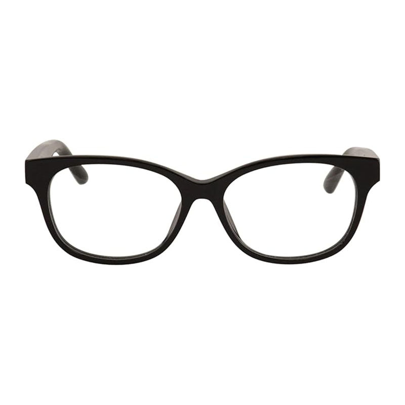 Jimmy Choo Eyeglasses Rectangle Full Rim, Black Frame and Clear Demo Lenses Lens JC198/F080700