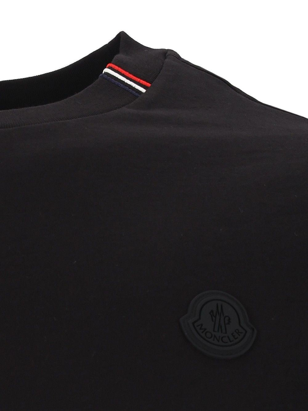 Moncler Men Short-Sleeved T-Shirt With Striped Details