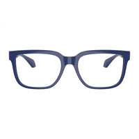 Versace Eyeglasses Square Full Rim, Blue Frame and Clear Demo Lenses Lens VE3377U5450