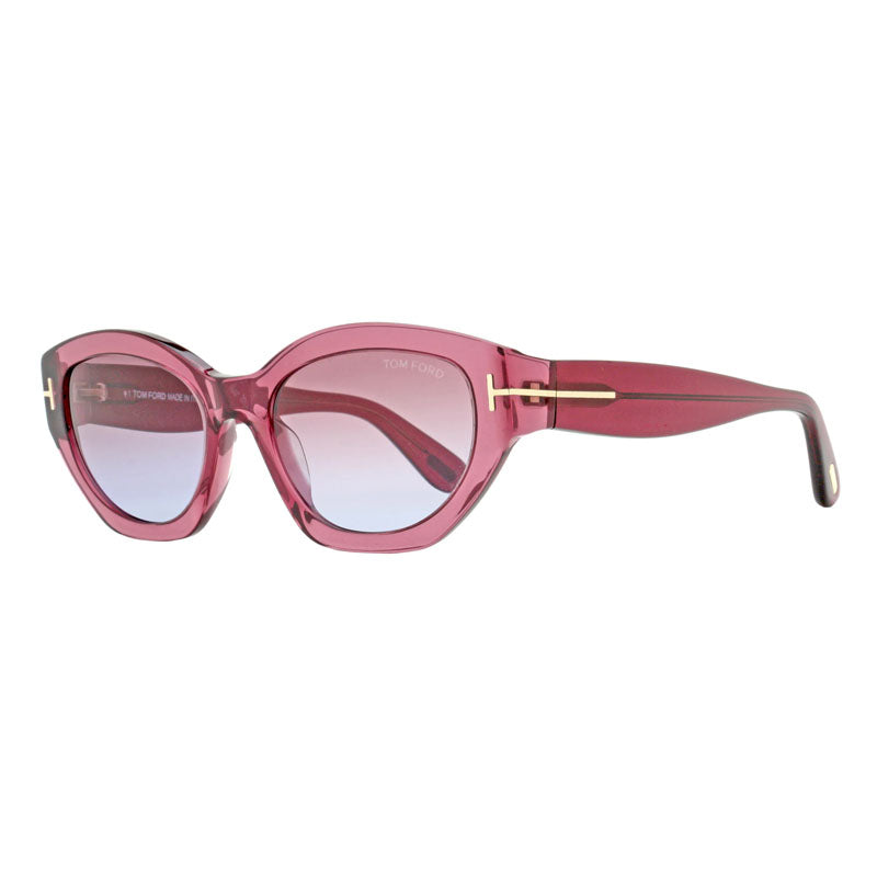 Tom Ford Sunglasses Cat Eye Full Rim, Pink Frame and Pink Gradient Lens FT108666Y