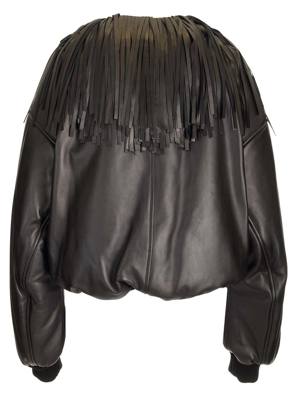 Alaïa Women Fringed Bomber Jacket