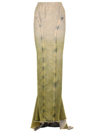 Moncler X Rick Owens Women Denim Mermaid Skirt