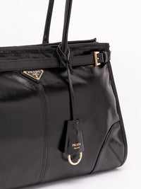 Prada Women Prada Bonnie Large Leather Bag