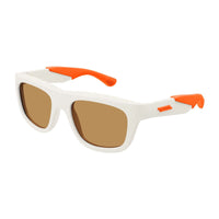 Bottega Veneta Sunglasses Square Full Rim, Shiny Black/Brown Frame and Brown Lens BV1233S002