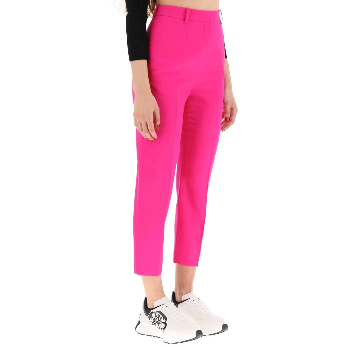 Alexander McQueen Alexander Mcqueen Classic Wool Trousers Women