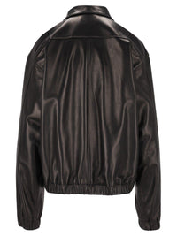 Saint Laurent Men Cassandre Lambskin Jacket