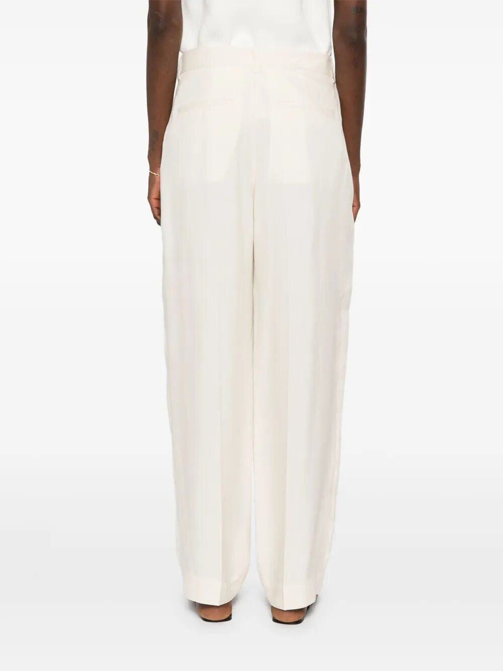 Toteme Women Double-Pleat Straight Trousers