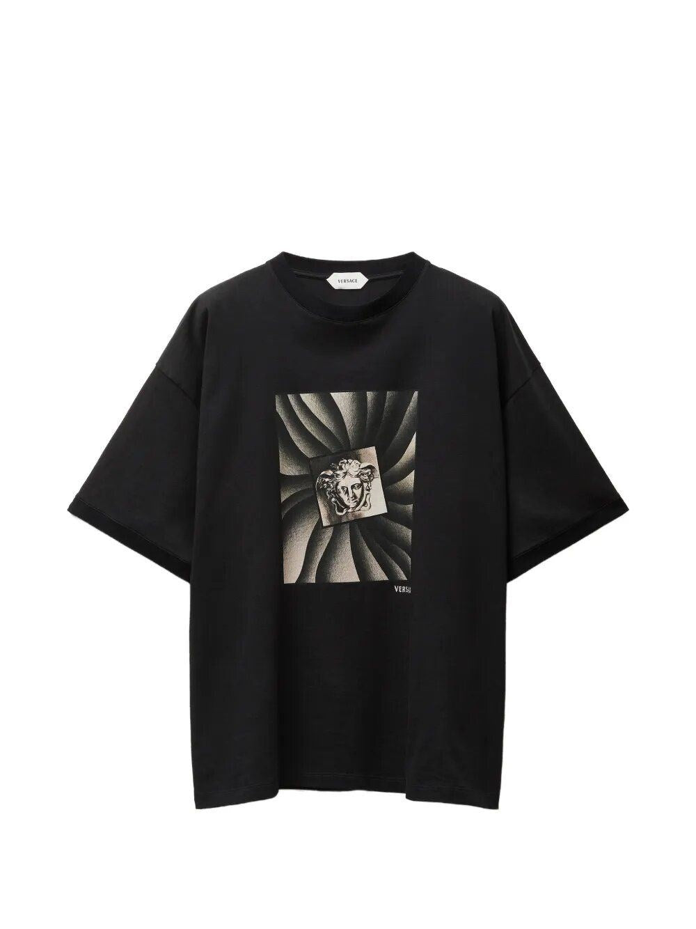 Versace Men Regular-Fit Cotton Jersey T-Shirt With Print