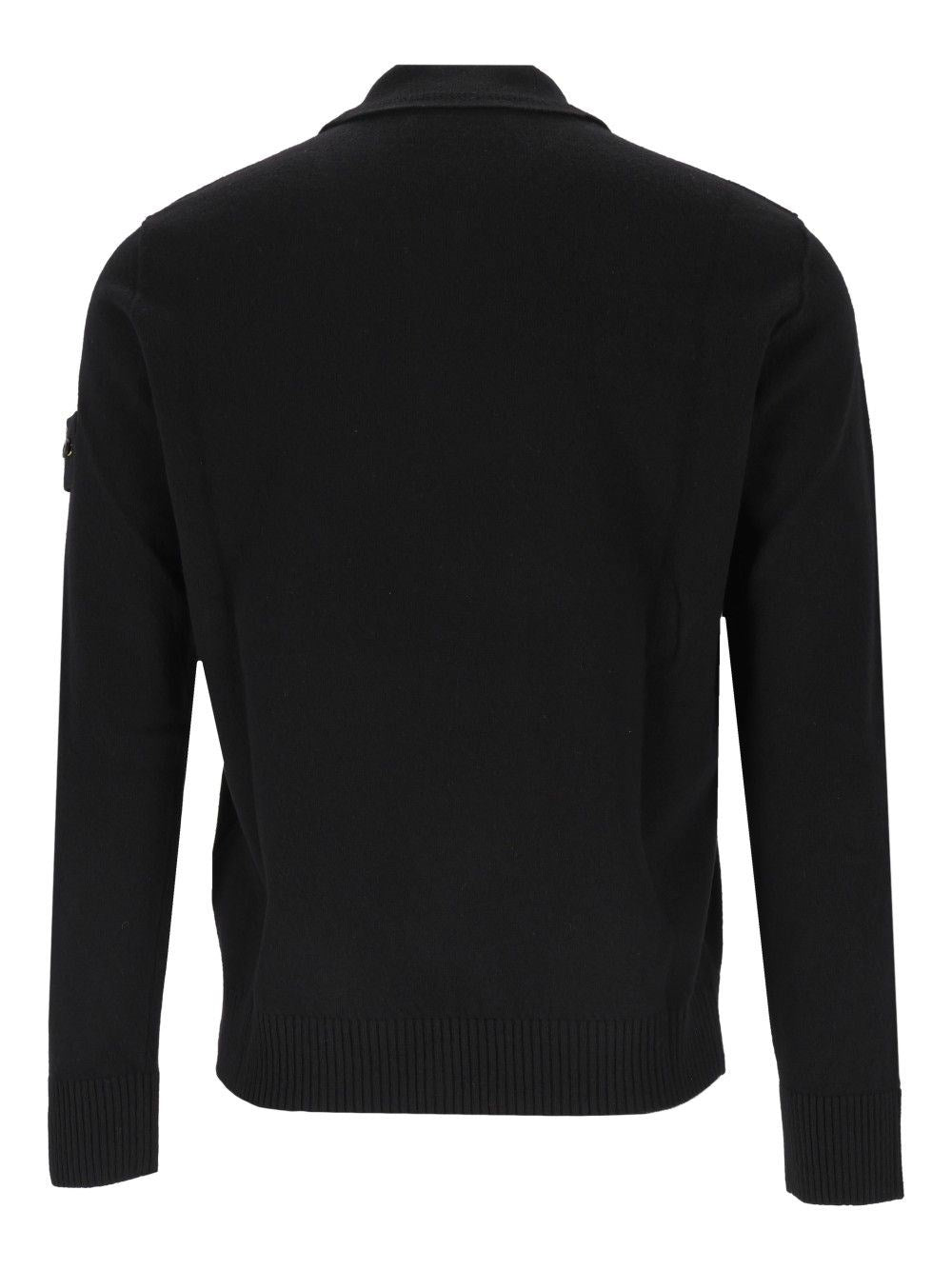 Stone Island Stone Island Men Rws Geelong Lightweight Wool Polo Sweater