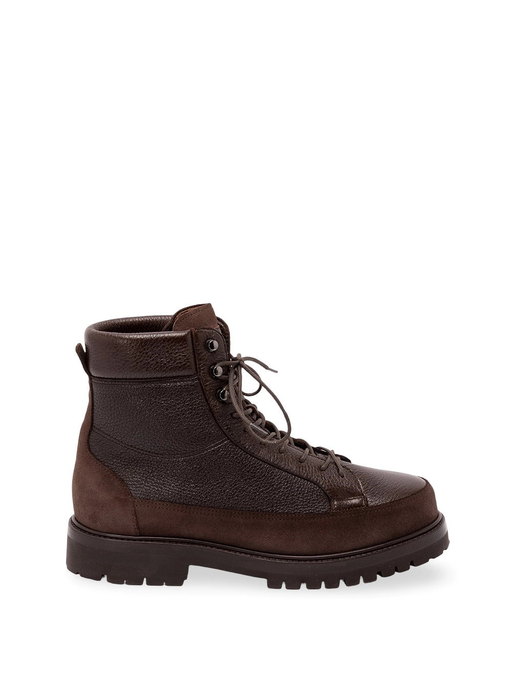 Brunello Cucinelli Men Leather Explorer Boots