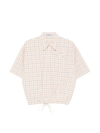 Prada Women Cropped Shirt