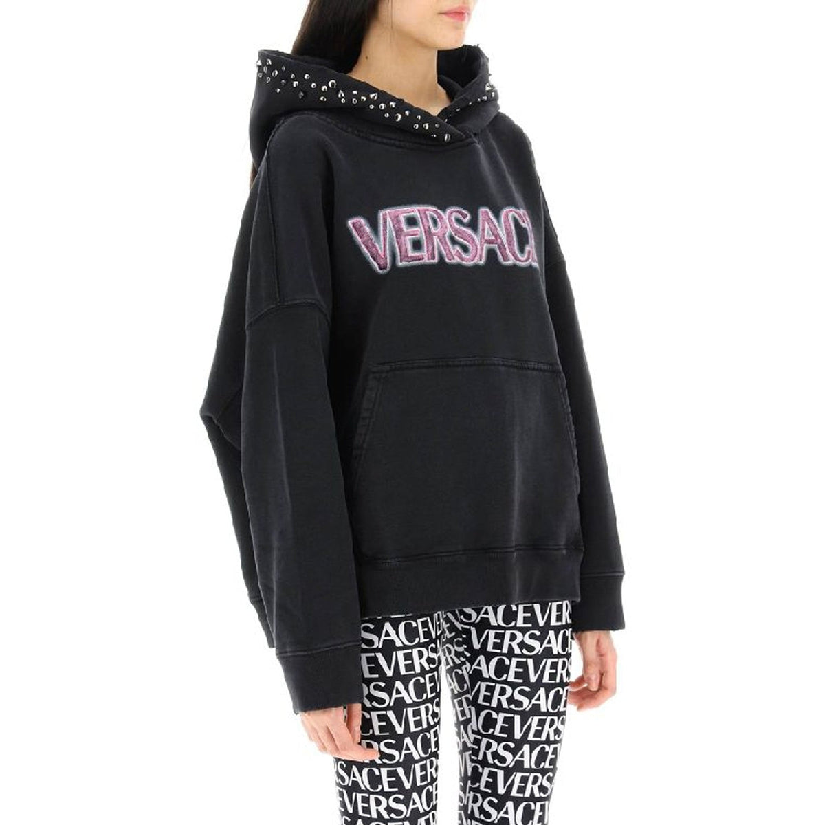 Versace Versace Cotton Logo Sweatshirt Women