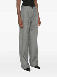 Dolce & Gabbana Women Glen Plaid Flannel Trousers