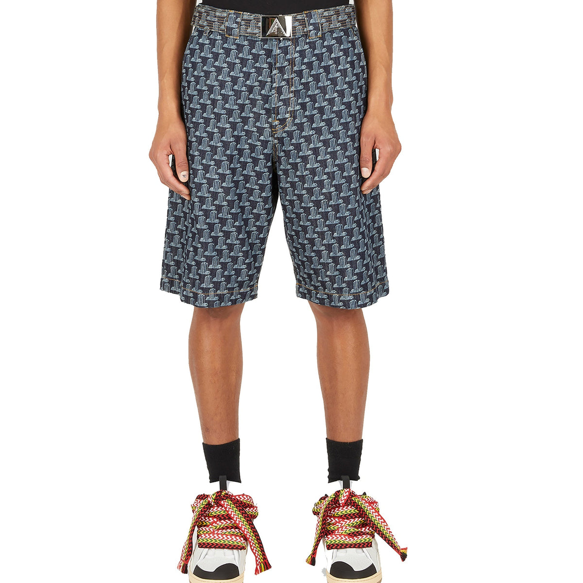 Lanvin Lanvin Column Monogram Shorts Men
