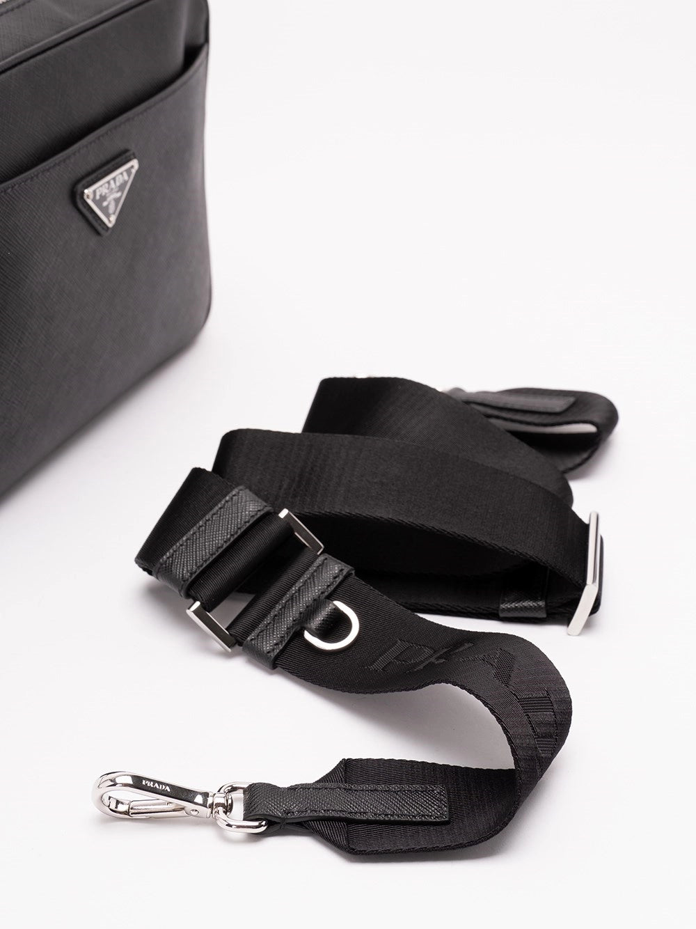 Prada Men Saffiano Leather Shoulder Bag
