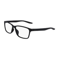 Nike Nike Eyeglasses Square Full Rim, Matte Black Frame and Clear Demo Lens Lens NIKE7118N001