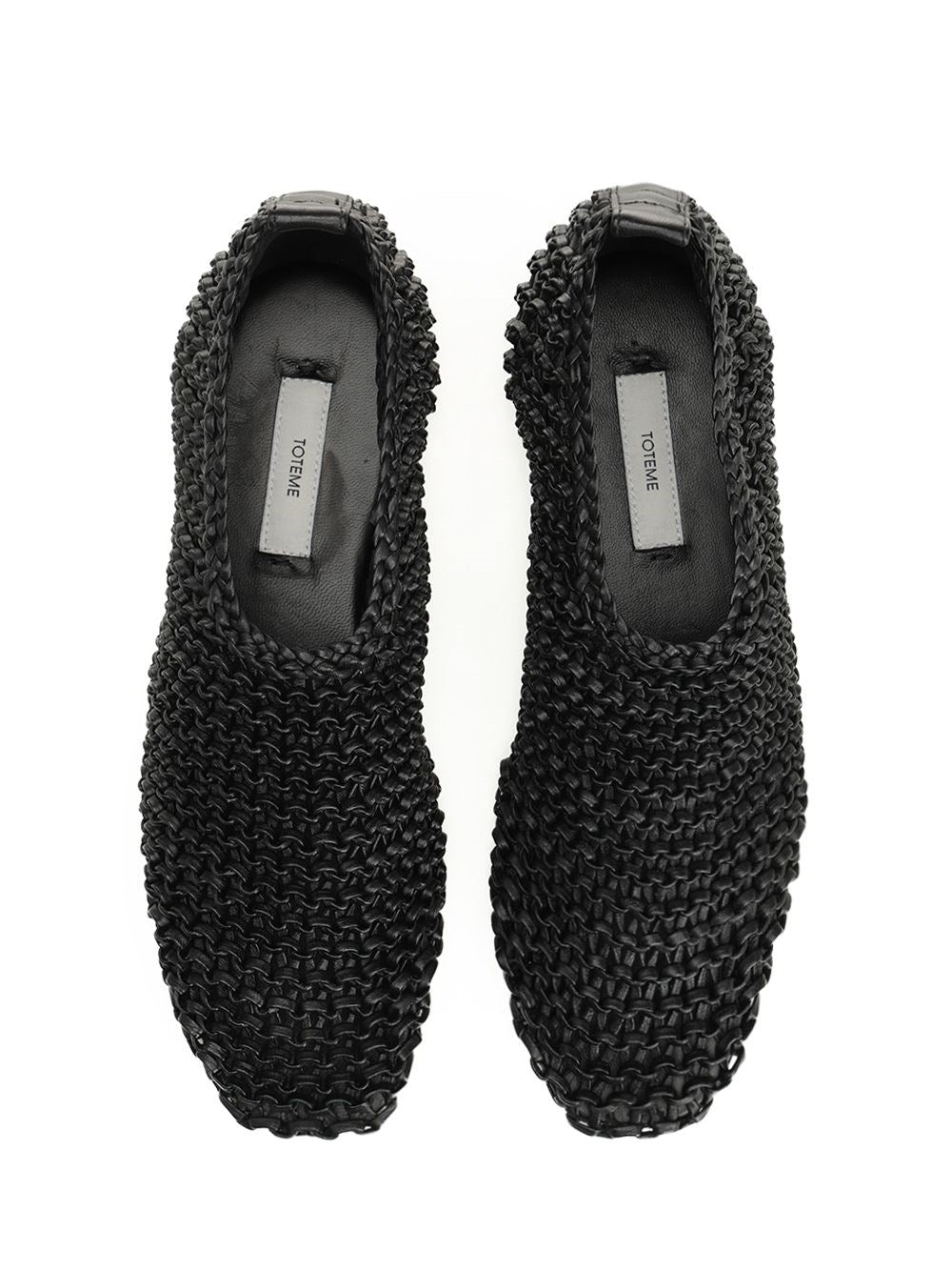 Toteme Women Woven Leather Ballerinas