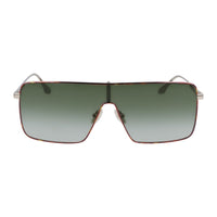 Victoria Beckham Sunglasses Shield Full Rim, Gunmetal Frame and Midnight Blue Lens VB238S041