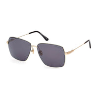 Tom Ford Sunglasses Square Full Rim, Rose Gold Frame and Green Lens FT099428N
