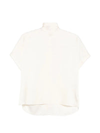 Brunello cucinelli Brunello Cucinelli Women Mock Neck T-Shirt With Monili