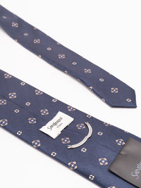 Saint Laurent Men Tie In Silk Jacquard