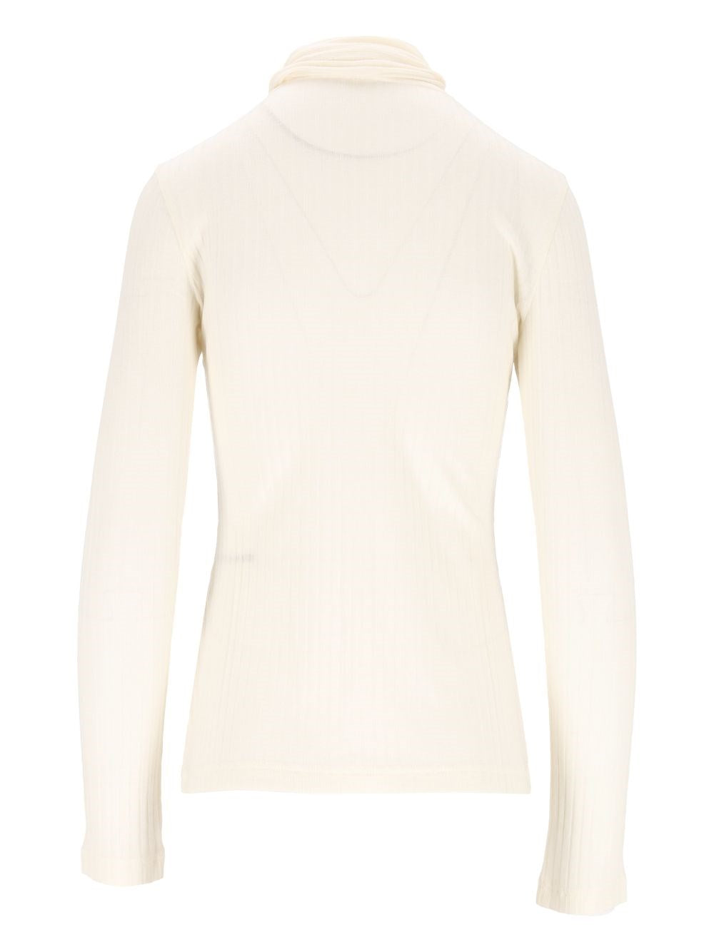 Toteme Women Ribbed Bow Blouse