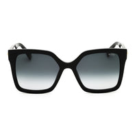 Moschino Sunglasses Square Full Rim, Black Frame and Dark Grey Gradient Lens MOS123/S08079O