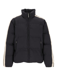Palm Angels Men Track Padded Jacket With Contrast Stripes