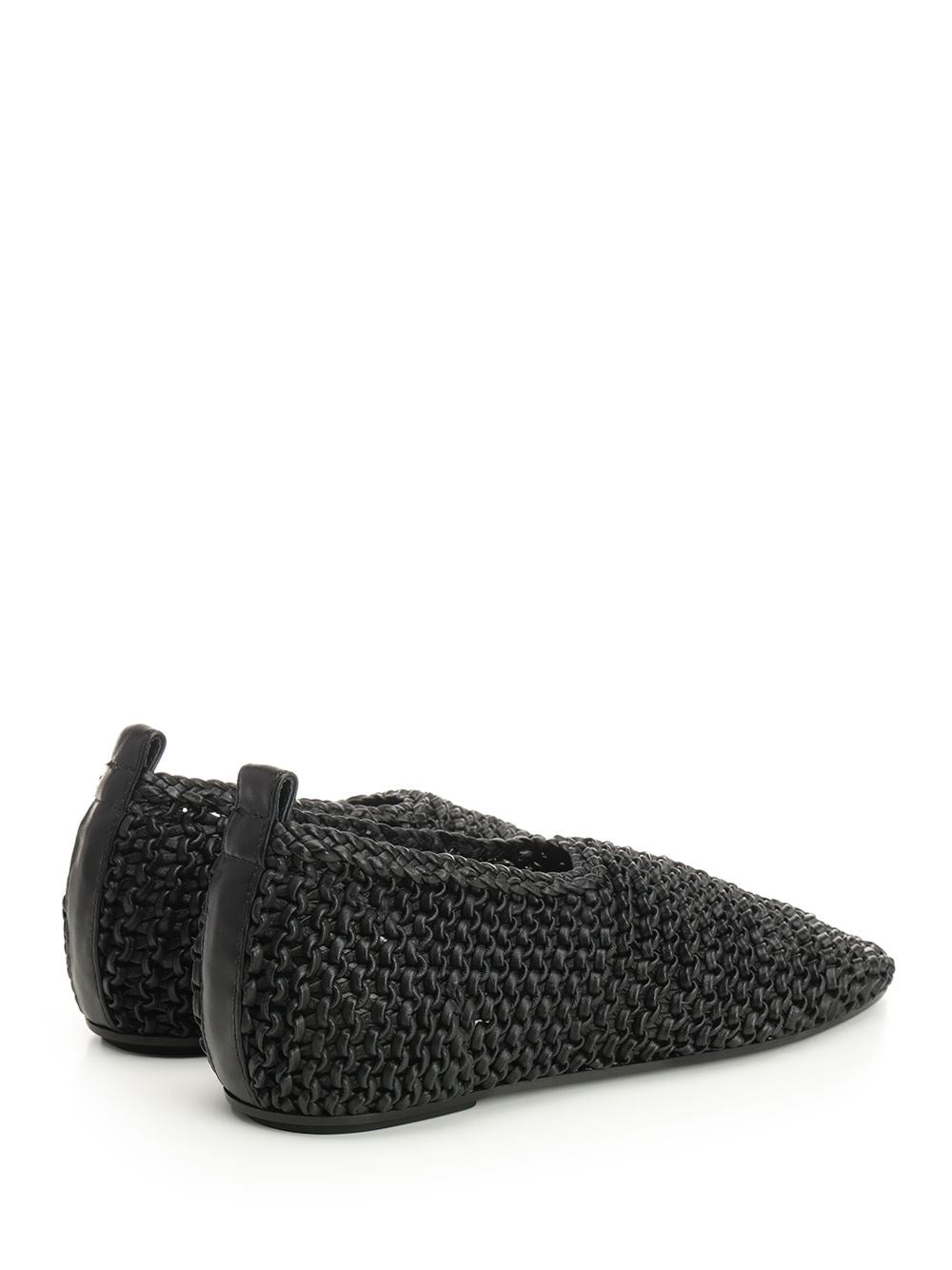 Toteme Women Woven Leather Ballerinas