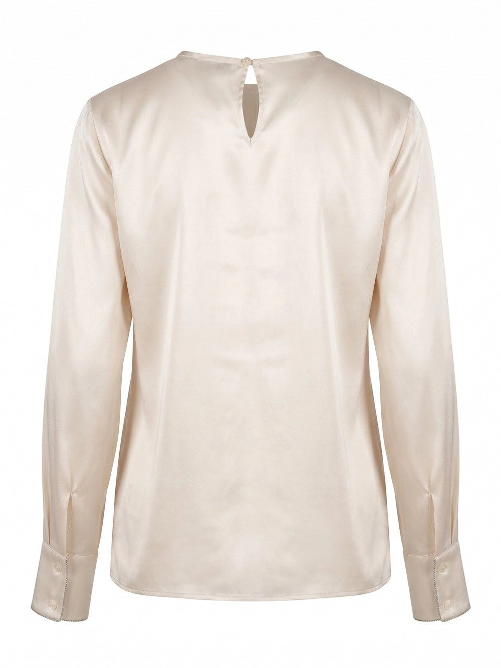 Peserico Women Stretch Silk Satin Blouse