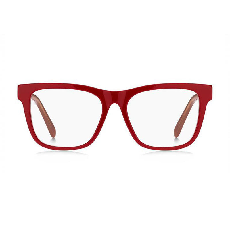 Marc Jacobs Eyeglasses Square Full Rim, Transparent Grey Frame and Clear Demo Lenses Lens MARC6300KB700