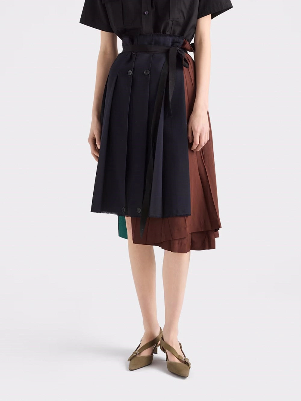Prada Women Pleated Skirt