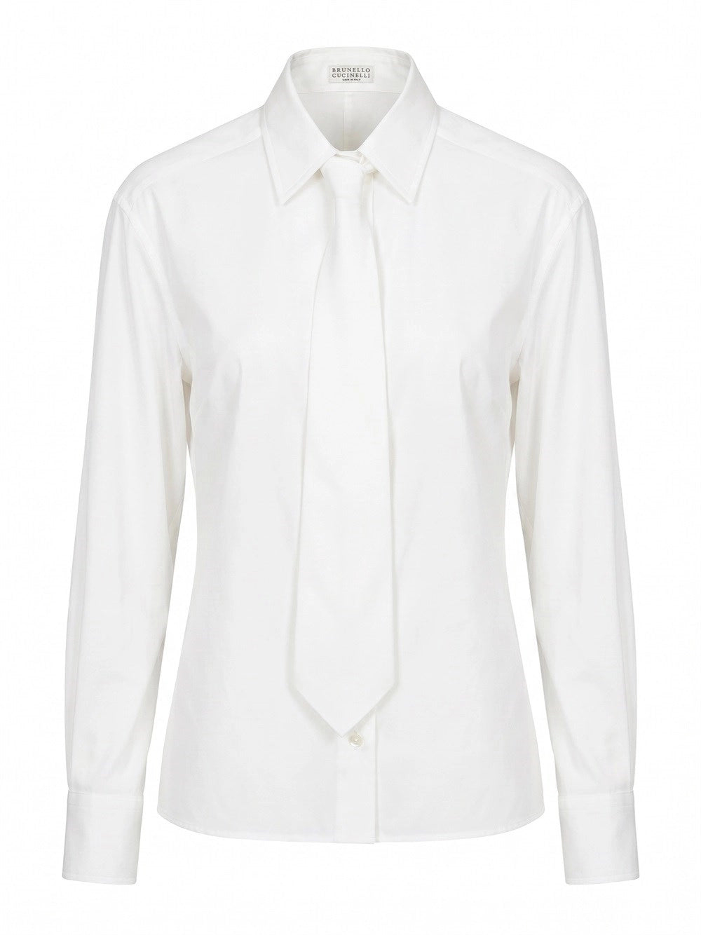 Brunello cucinelli Brunello Cucinelli Women Shirt With Tie And Monili