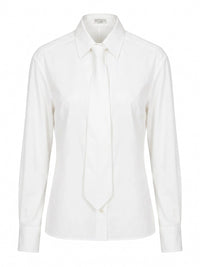 Brunello cucinelli Brunello Cucinelli Women Shirt With Tie And Monili