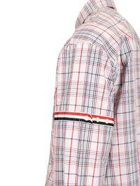 Thom Browne Men Oversized Cotton Poplin Shirt