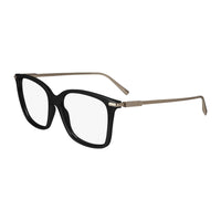 Salvatore Ferragamo Eyeglasses Square Full Rim, Black Frame and Clear Demo Lenses Lens SF2992001