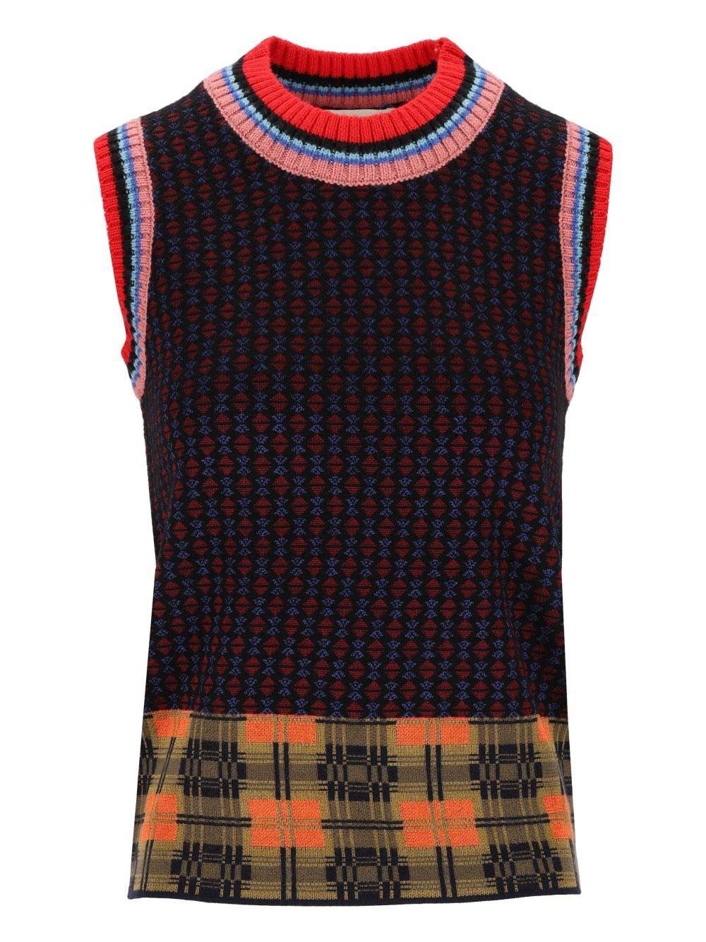 Dries Van Noten Women Embroidered Wool-Blend Temi Vest