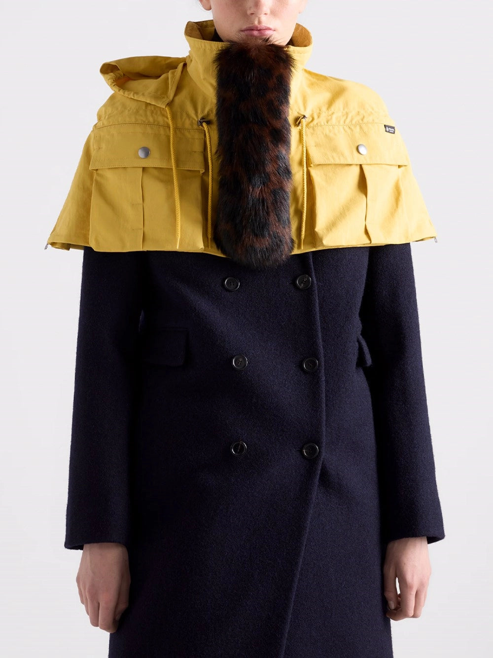 Prada Women Shetland Wool Coat