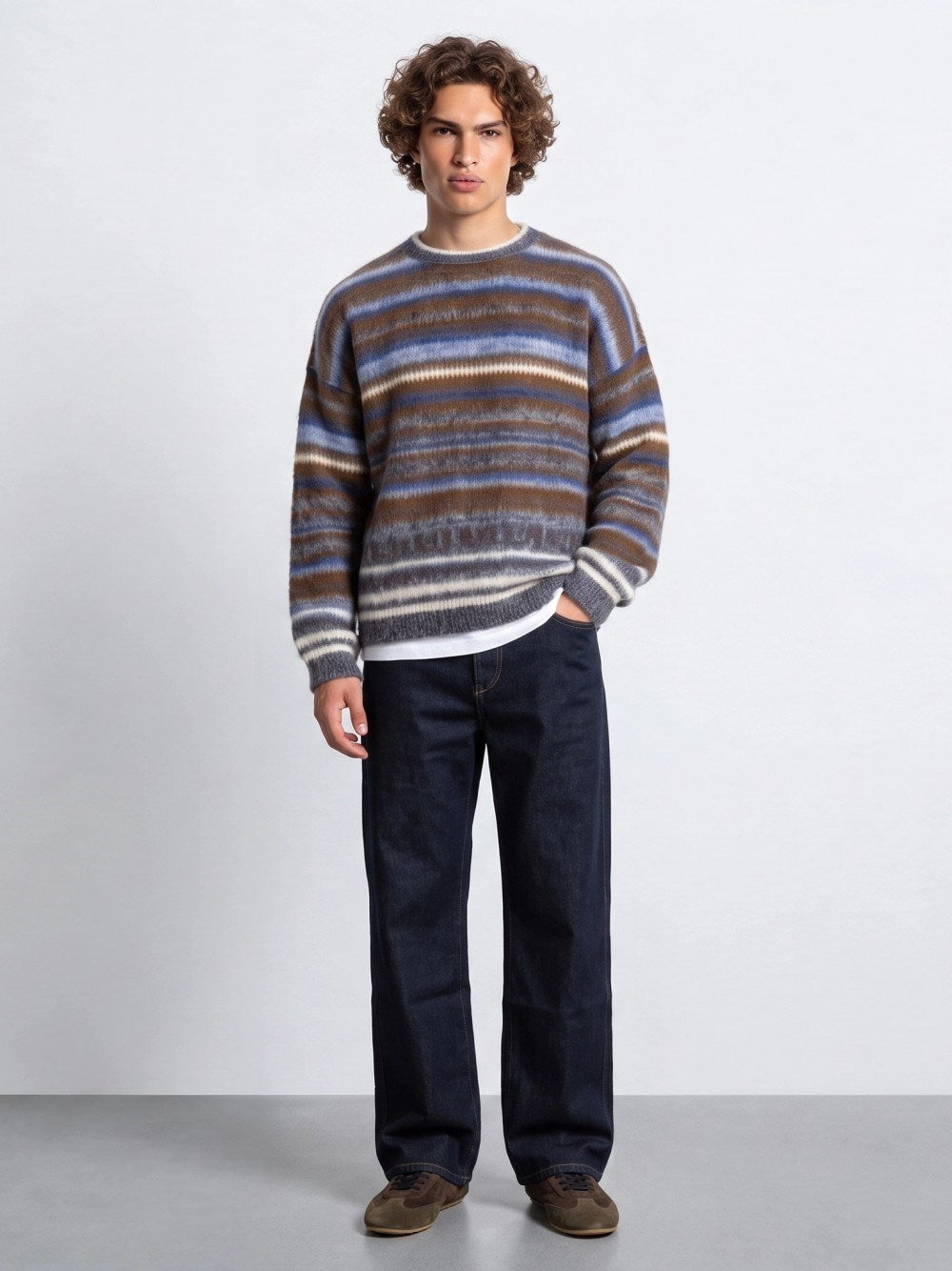 Marant Men "Scolan-Gb" Striped Sweater