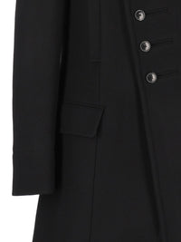 Dries Van Noten Men Long Coat With Asymmetric Buttons