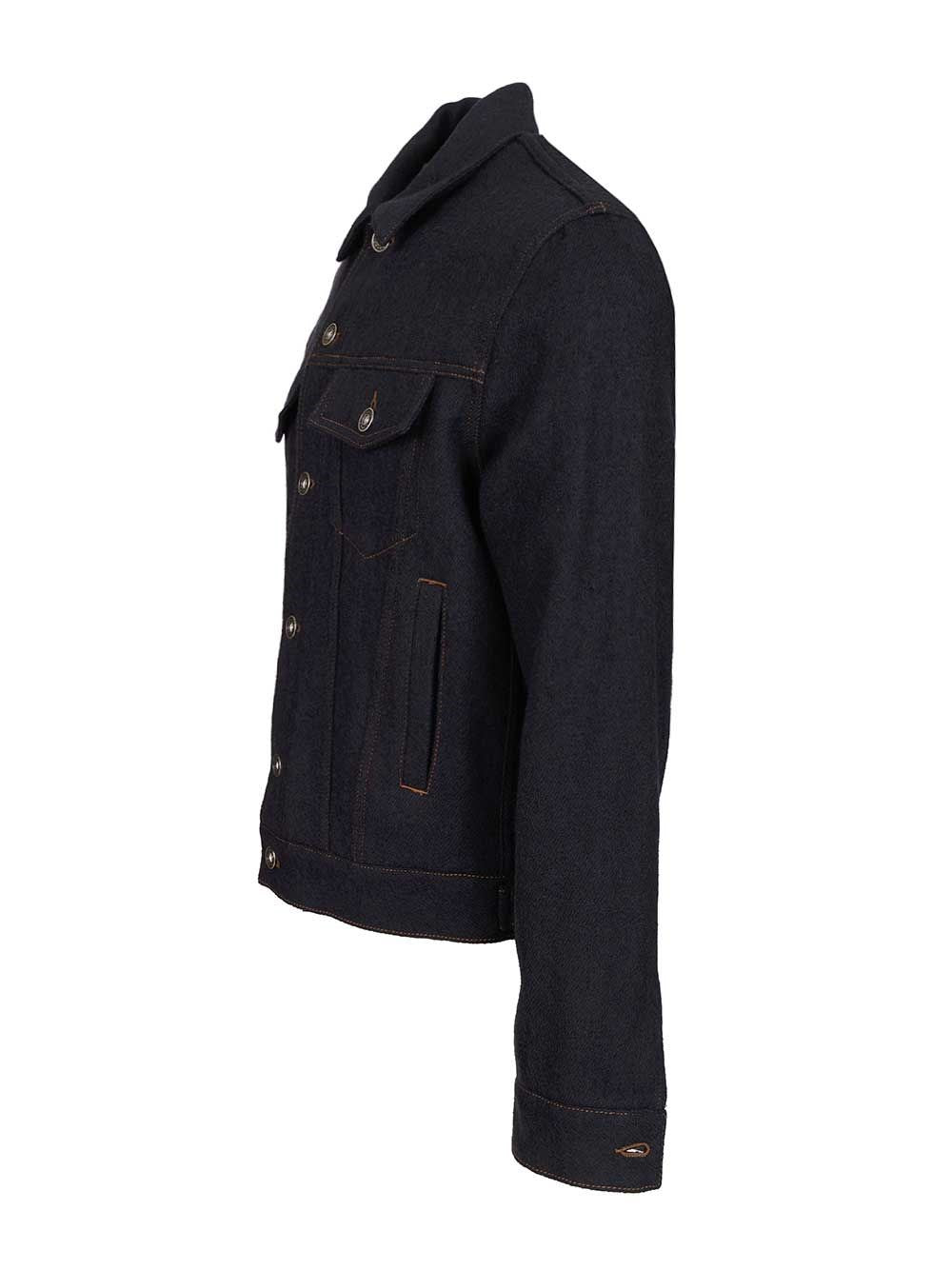 Jacob Cohen Men Wool Trucker Jacket