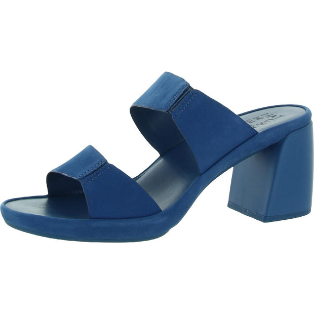 Genn-Whirl Womens Leather Slip On Heels