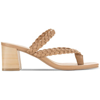 Winnie Womens Braided Slip On Slide Sandals