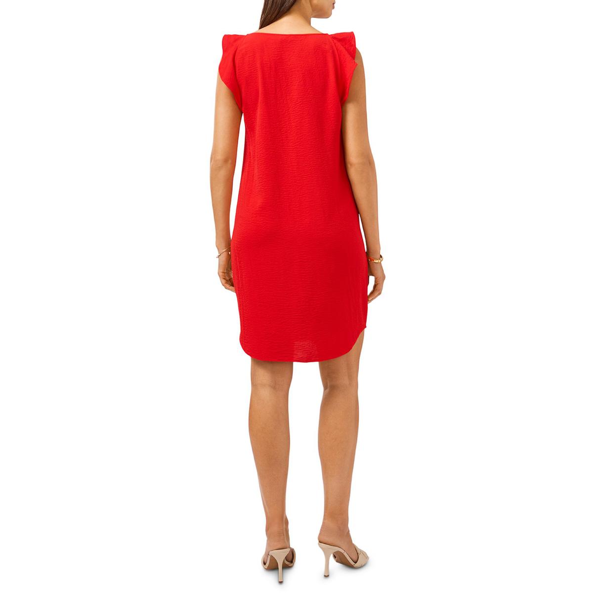 Womens Solid Short Mini Dress