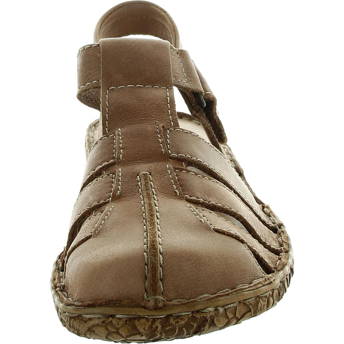 Womens Strappy Leather Fisherman Sandals