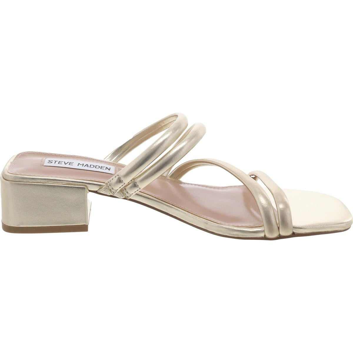 Cappo  Womens Slip On Open Toe Heels
