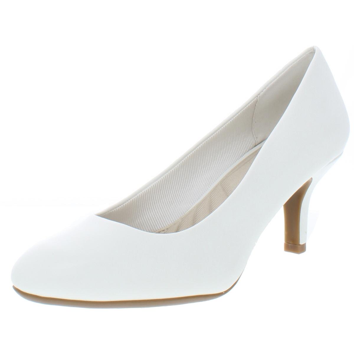 Passion Womens Faux Leather Solid Pumps